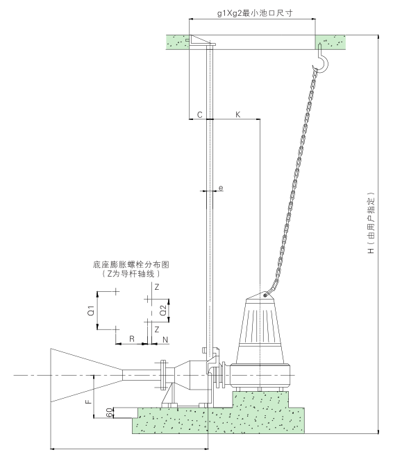 QSB型潛水射流式曝氣機 QSB型潛水射流式曝氣機